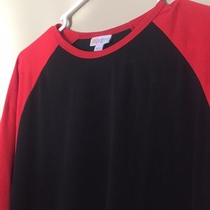 Lularoe Large Black/Red Randy
